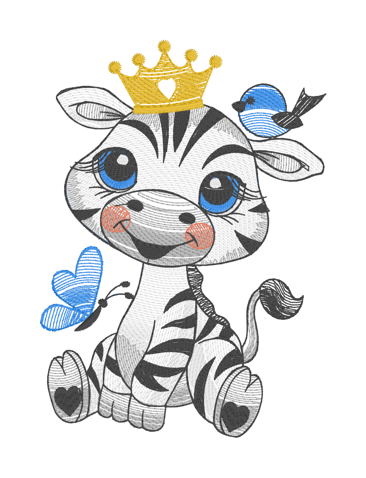 BABY KING BOY ZEBRA