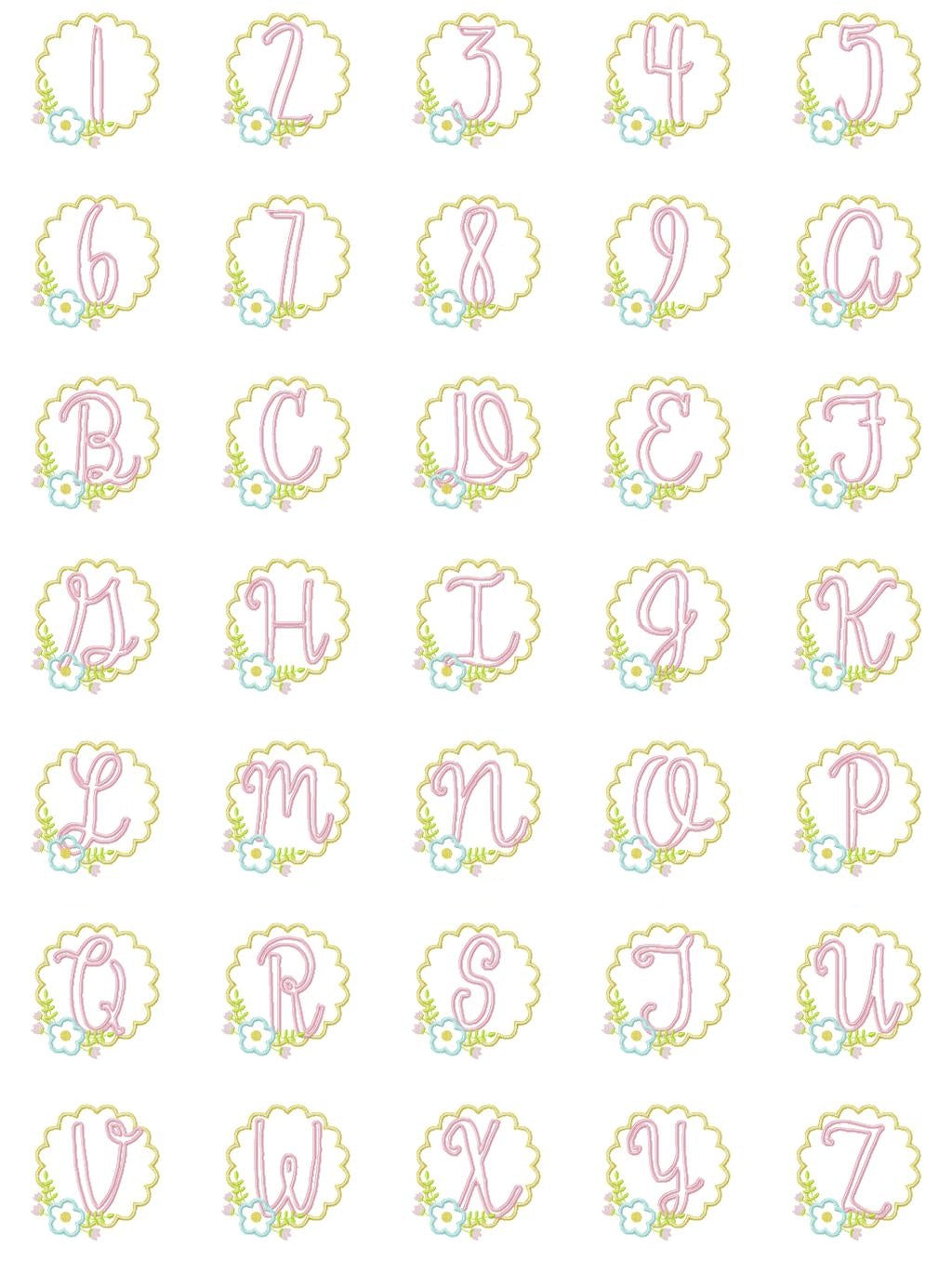 MONOGRAM - SPRING SCALLOP