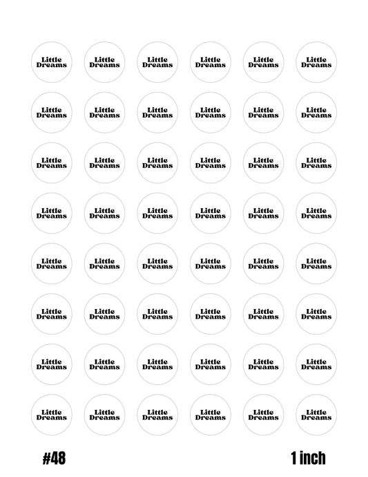 ROUND LOGO STICKERS