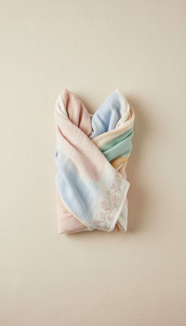 Cotton Pastel Swaddle Wrap