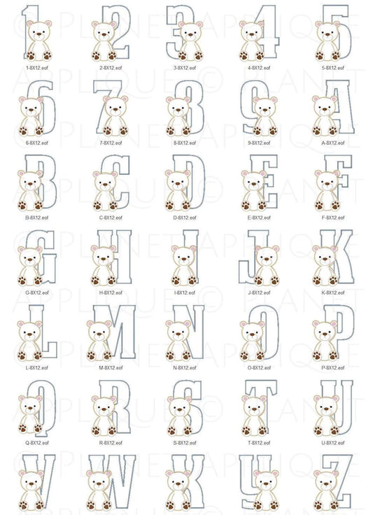 MONOGRAM TEDDY BEAR