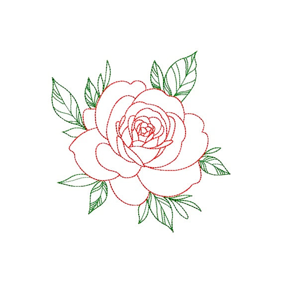 ROSE FLOWER CONTOUR