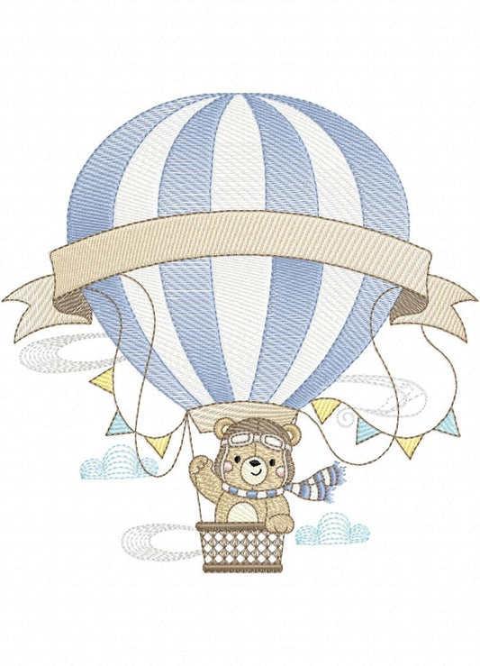 AVIATOR BEAR BALLON