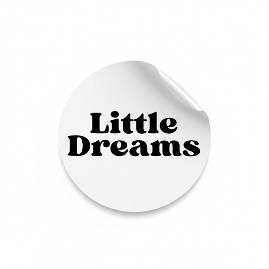 Sticker Little Dreams con efecto despegado
